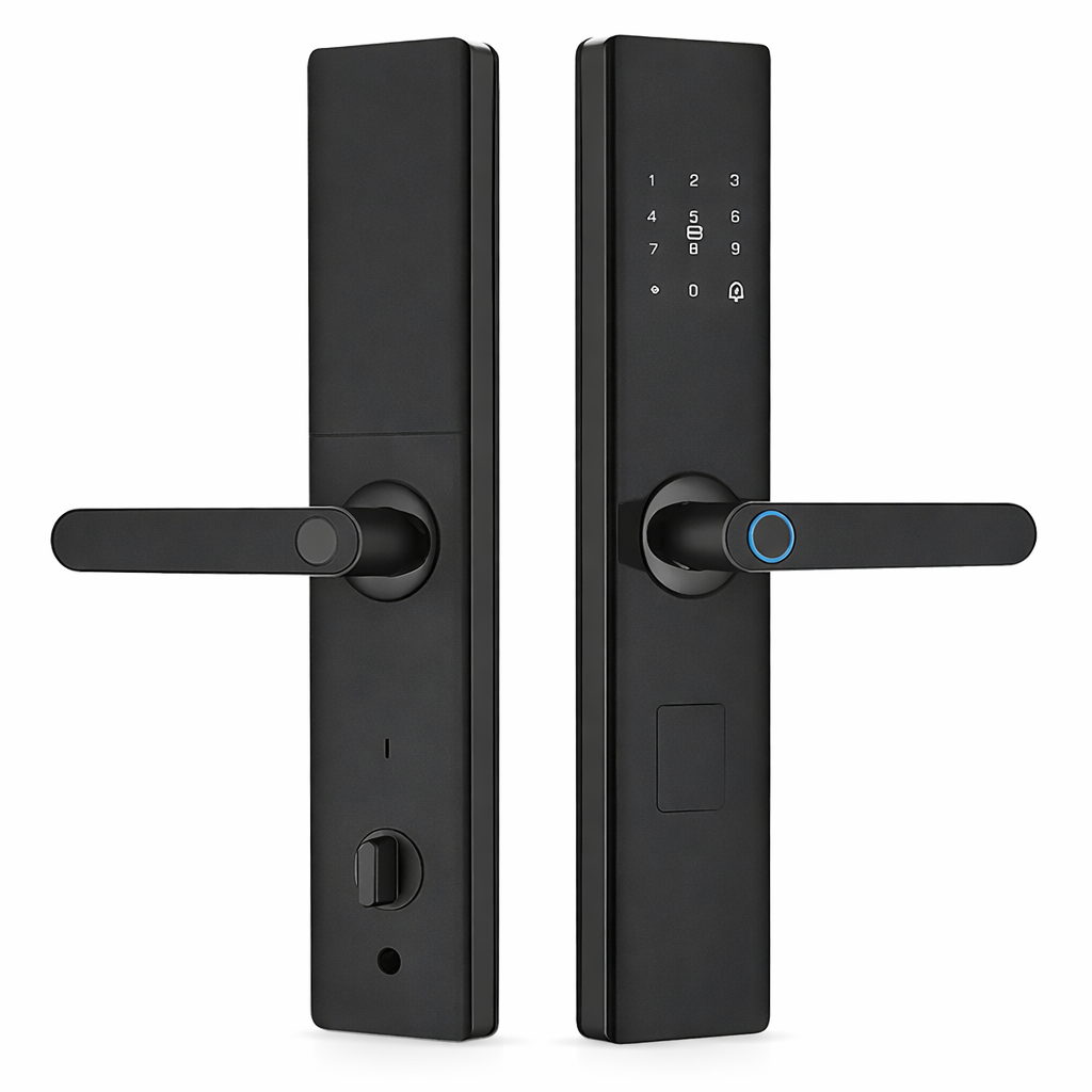 Serrure électronique NextLock avec empreinte digitale et badge RFID au Maroc